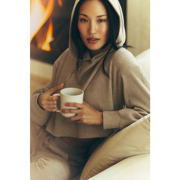 ALO Yoga Tops - Alo Yoga Muse Hoodie Gravel Heather - XS